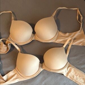 Aerie Seamless Tan Bra Set